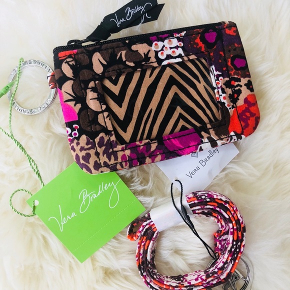 Vera Bradley Accessories - Vera  Bradley key chain and ID holder new